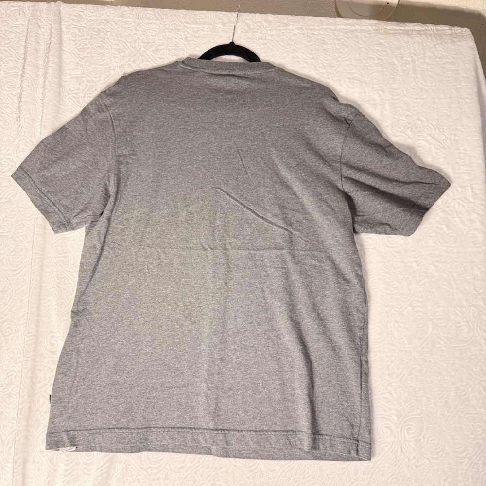 CAT Men’s Gray Logo Graphic T-Shirt Size M - Picture 2 of 9